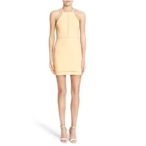 Elizabeth and James Ladder Stitch Orange Dress